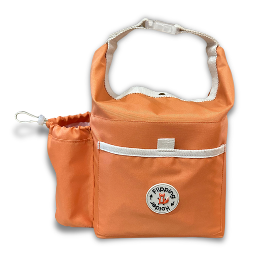 Bolsa térmica con bolsillo para botella | Bolsa de transporte fácil, asa con clip para una sujeción cómoda