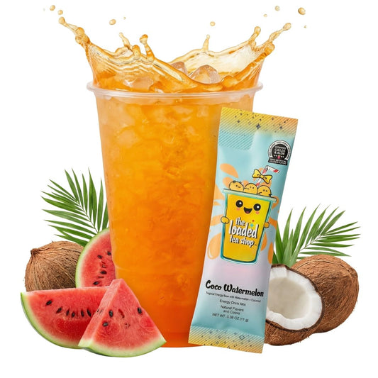 Agua de coco y sandía