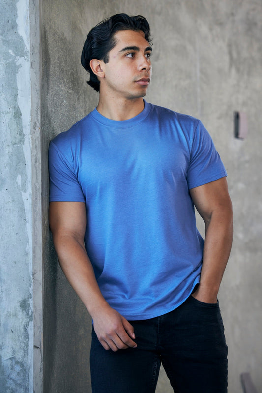Camiseta de bambú viscosa para hombre – Algodón orgánico, corte clásico