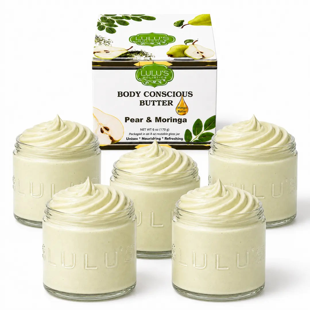 Almond Coconut Glowing Whipped Body Butter with Raw African Yellow Shea Base